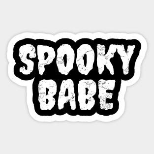 Spooky Babe Sticker